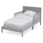 Lit pour tout-petit Collins Wood, certifié Greenguard Gold, gris - Delta Children