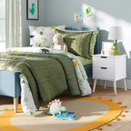 Table de chevet pour enfants moderne, à assembler, blanche - Pillowfort™