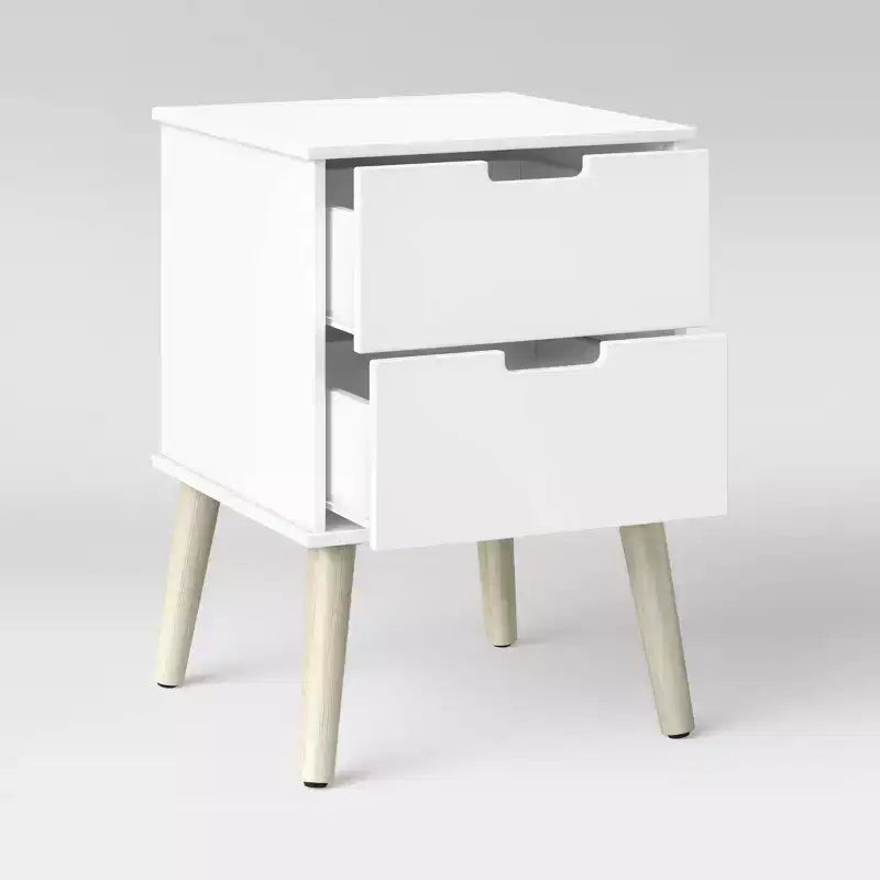 Table de chevet pour enfants moderne, à assembler, blanche - Pillowfort™