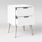Table de chevet pour enfants moderne, à assembler, blanche - Pillowfort™