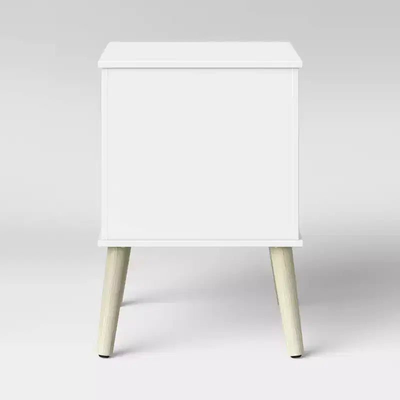 Table de chevet pour enfants moderne, à assembler, blanche - Pillowfort™