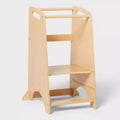 Kids' Kitchen Step Stool Natural Wood - Pillowfort™