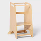 Kids' Kitchen Step Stool Natural Wood - Pillowfort™