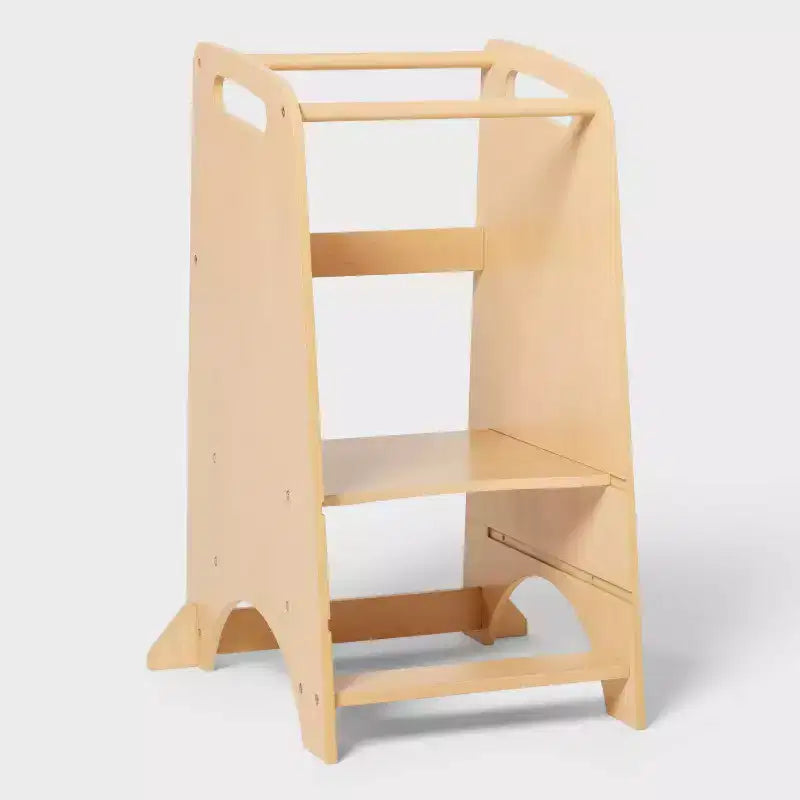 Kids' Kitchen Step Stool Natural Wood - Pillowfort™