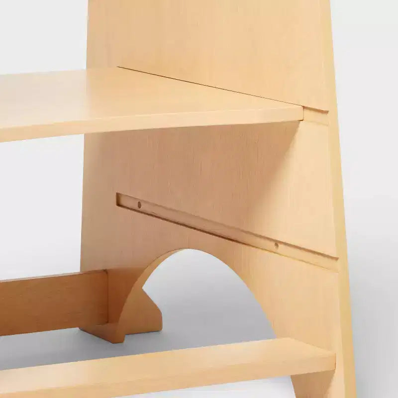 Marchepied de cuisine pour enfants en bois naturel - Pillowfort™