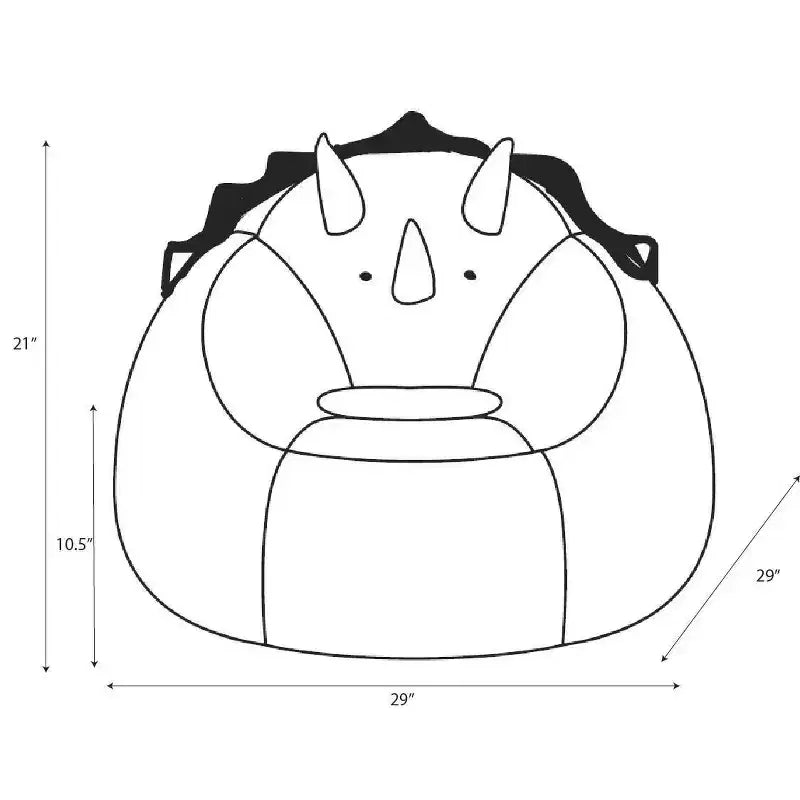 Pouf en forme de dinosaure pour enfants - Pillowfort™
