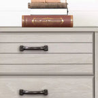 Commode double pour enfant 6 tiroirs South Shore Ulysses Chêne hivernal