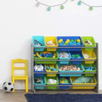 Meuble de rangement pour jouets très grand format pour enfants Humble Crew, collection Elements, gris