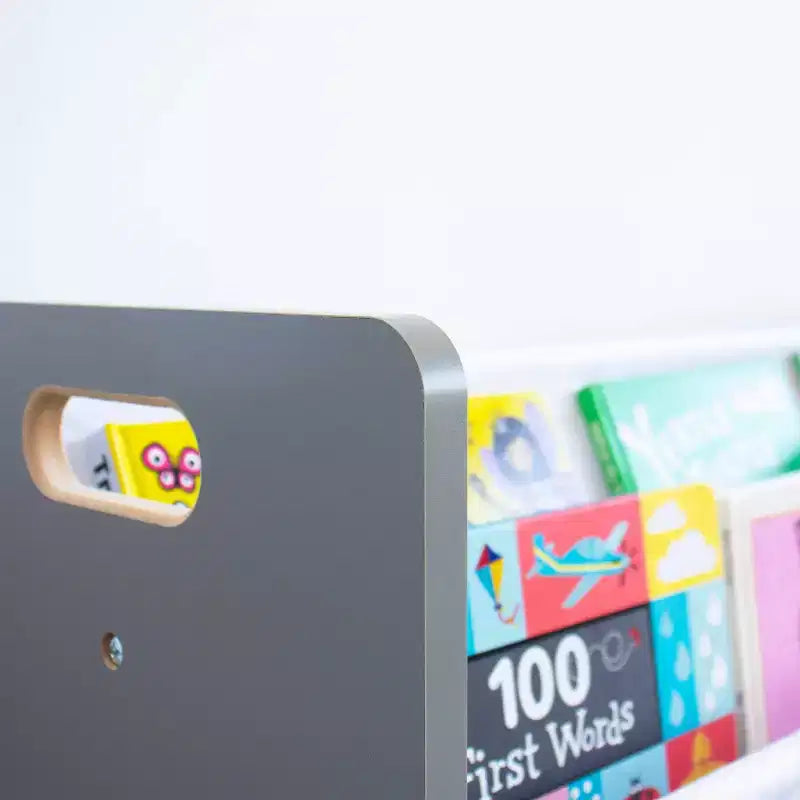Meuble de rangement pour enfants Read n Play 6 bacs et étagère à 2 niveaux blanc - Humble Crew : Meubles de rangement pour jouets, Organisation pour enfants