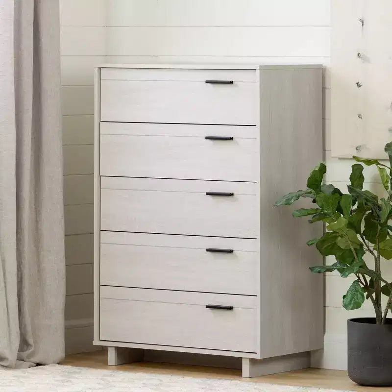 Commode à 5 tiroirs Fynn pour enfant Chêne hivernal - South Shore