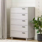 Commode à 5 tiroirs Fynn pour enfant Chêne hivernal - South Shore