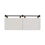 Tête de lit Charlie Boucle en tissu bouclette crème pour lit double/grand lit d'enfant - Nathan James : Tête de lit rembourrée en MDF à fixation murale