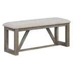 Ensemble de salle à manger rétro 6 pièces Whisen avec 4 chaises rembourrées et 1 banc