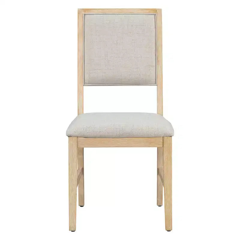 Ensemble de salle à manger rétro 6 pièces Whisen avec 4 chaises rembourrées et 1 banc