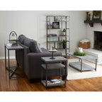 Table basse rectangulaire Jamestown avec étagère de rangement