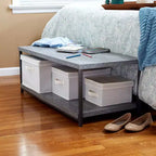 Table basse rectangulaire Jamestown avec étagère de rangement