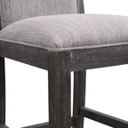Tabourets de comptoir Christopher Knight Home Conqu en bois d'hévéa, rembourrés, 77,5 cm, avec repose-pieds, lot de 2