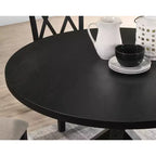 Ensemble de salle à manger 5 pièces en bois Windvale Cross-Buck de Roundhill Furniture