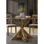 Ensemble de salle à manger 5 pièces en bois Windvale Cross-Buck de Roundhill Furniture