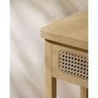 VASAGLE Table console, Table d'appoint, Table d'entrée étroite, Table d'entrée avec 2 tiroirs, Étagère de rangement ouverte, Coins arrondis