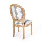 Chaises de salle à manger capitonnées GDFStudio Newman de style campagnard (lot de 2)