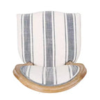 Chaises de salle à manger capitonnées GDFStudio Newman de style campagnard (lot de 2)