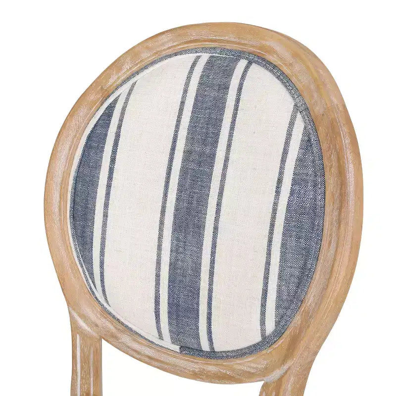 Chaises de salle à manger capitonnées GDFStudio Newman de style campagnard (lot de 2)
