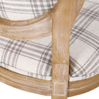 Chaises de salle à manger capitonnées GDFStudio Newman de style campagnard (lot de 2)