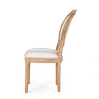 Chaises de salle à manger capitonnées GDFStudio Newman de style campagnard (lot de 2)
