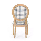 Chaises de salle à manger capitonnées GDFStudio Newman de style campagnard (lot de 2)