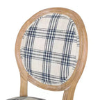 Chaises de salle à manger capitonnées GDFStudio Newman de style campagnard (lot de 2)
