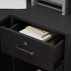 Bureau d'accueil moderne en L Famapy avec étagères amovibles Rangement verrouillable Gestion des câbles
