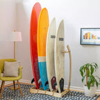 StoreYourBoard Grand Repose-Planche de Surf en Bois Big Sur | Peut Contenir 4 Planches de Surf
