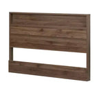 HomeStockTao Headboard Natural Walnut Open Storage Style 44