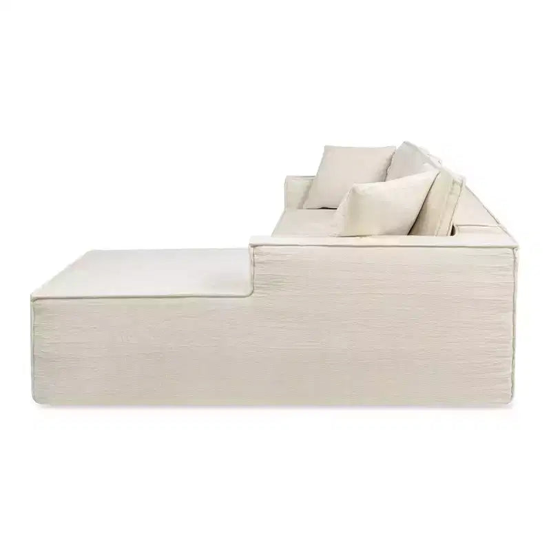 Jennifer Taylor Home Brenley Canapé d'angle en boîte 110,5, côté droit, chenille gris cendré