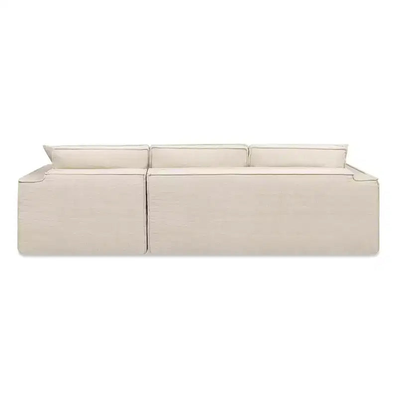 Jennifer Taylor Home Brenley Canapé d'angle en boîte 110,5, côté droit, chenille gris cendré
