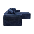 Jennifer Taylor Home Brenley Canapé d'angle en boîte 110,5, côté droit, chenille gris cendré