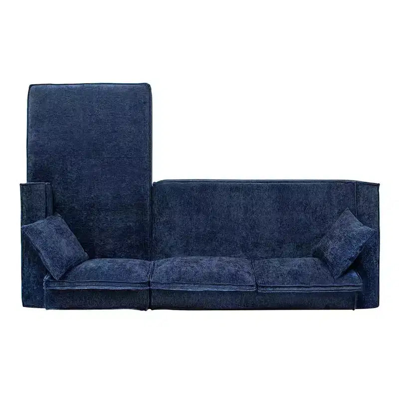 Jennifer Taylor Home Brenley Canapé d'angle en boîte 110,5, côté droit, chenille gris cendré
