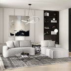 Jennifer Taylor Home Brenley Canapé d'angle en boîte 110,5, côté droit, chenille gris cendré
