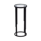 Table basse ronde Kate and Laurel Ravalli, 9x9x20, Noir