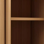 Meuble de Buffet/Vaisselier en Bambou, Meuble de Rangement de Salle de Bain, Meuble de Bar à Café, Meuble Autoportant pour Cuisine, Salon et Salle de Bain