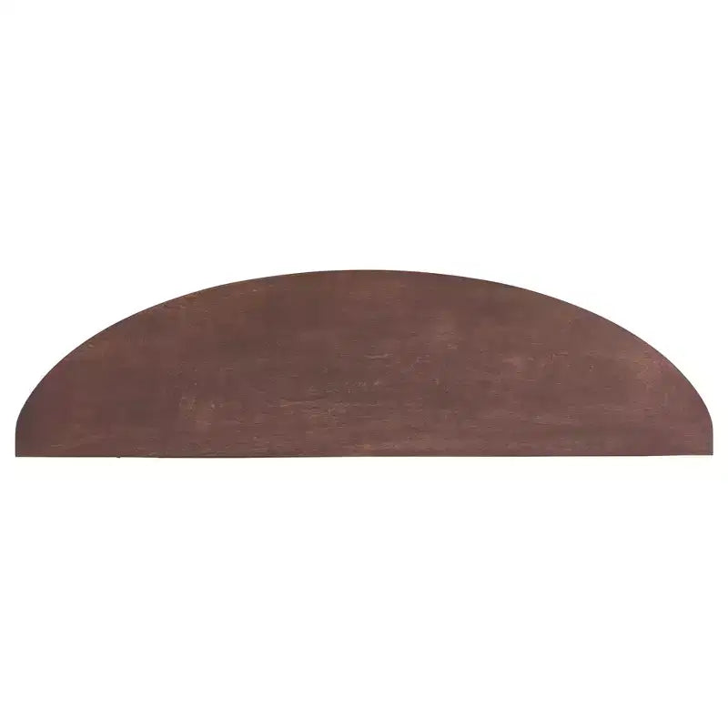 Console de salon Whisen Modern Curved avec 3 tiroirs et 1 étagère pour couloir, entrée, salon