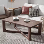 PexFix Rectangle Solid Wood Coffee Table for Living Room End Table