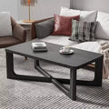Table basse rectangulaire en bois massif PexFix pour salon Table d'appoint