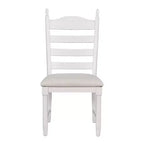 Ensemble de salle à manger Whisen rétro fonctionnel 5 pièces avec table à manger ronde extensible et 4 chaises de salle à manger rembourrées
