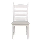 Ensemble de salle à manger Whisen rétro fonctionnel 5 pièces avec table à manger ronde extensible et 4 chaises de salle à manger rembourrées