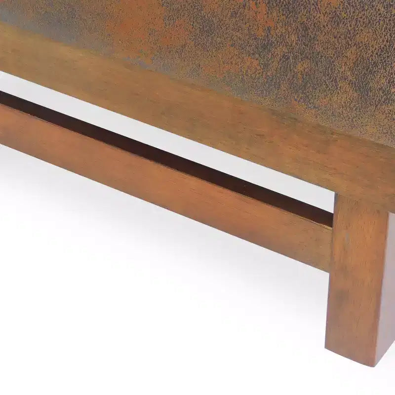 Christopher Knight Home Temzyl Ottoman moderne rembourré en bois d'hévéa