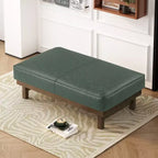 Christopher Knight Home Temzyl Ottoman moderne rembourré en bois d'hévéa