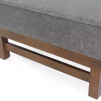 Christopher Knight Home Temzyl Ottoman moderne rembourré en bois d'hévéa