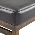 Christopher Knight Home Temzyl Ottoman moderne rembourré en bois d'hévéa